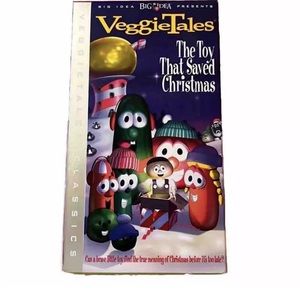VeggieTales The Toy That Saved Christmas VHS Tape